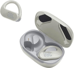 JBL Endurance Peak 3 Wireless Earbuds (White) - Small