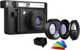 Lomography Lomo'Instant Wide Black + Lenses: Wide Instax Fun! (3 Lenses)