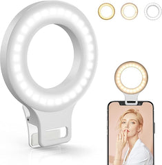 Clip-On Ring Light for Flawless Lighting Anywhere, Anytime