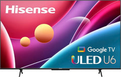 Hisense 65U8H QLED 65-Inch 4K ULED Smart TV with Alexa, Google TV, Dolby Vision, and Mini-LED Backlight