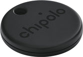 Chipolo ONE Spot (2021) - Key Finder, Bluetooth Tracker for Keys, Bag - Works with The Apple Find My app (only for iOS) (Almost Black)