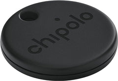 Chipolo ONE Spot (2021) - Key Finder, Bluetooth Tracker for Keys, Bag - Works with The Apple Find My app (only for iOS) (Almost Black)