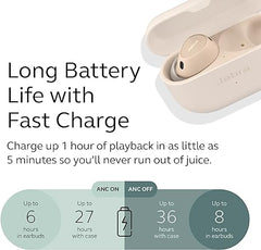 Jabra Elite 10: Advanced ANC, Dolby Atmos Earbuds for Crystal-Clear Calls & All-Day Comfort (Cream)