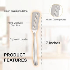 Butter Spreader That Glides Through Cold Butter Effortlessly