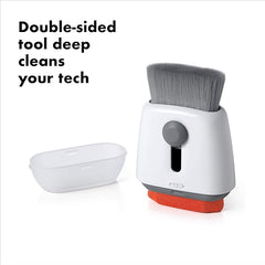 OXO Good Grips Sweep & Swipe Laptop Cleaner, White, One Size