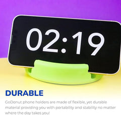 GoDonut Phone Stand – The Ultimate Hands-Free Phone Holder in Blue