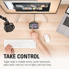 Stream Deck: 15 Customizable LCD Keys for Effortless Creative Control (Mac/PC)