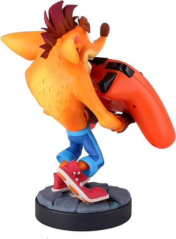 Exquisite Gaming: Crash Bandicoot 4 - Original Mobile Phone & Gaming Controller Holder, Device Stand, Cable Guys, Licensed Figure