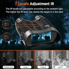 4K Night Vision Goggles, Digital Infrared Night Vision Binoculars for Adults