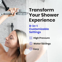 Maas & Bath Shower Head – 8-in-1 Spa Experience in Your Own Bathroom