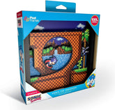 Pixel Frames: Sonic The Hedgehog Loop Scene - Framed 3D Shadow Box - 9" x 9"
