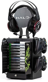 Numskull Official Halo Gaming Locker, Controller Holder, Headset Stand for PS5, Xbox Series X S, Nintendo Switch - Official Halo Merchandise