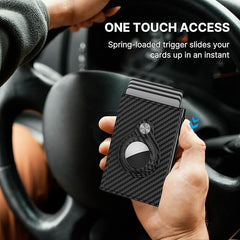 Smart Wallet Card Holder for AirTag – Slim, Secure, and Always Trackable