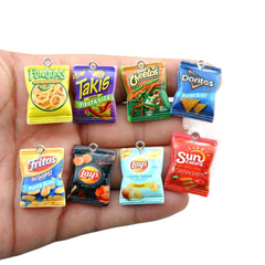 Snack Attack! Kawaii Potato Chip Charms for Bracelets & Jewelry