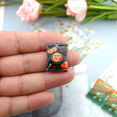 Snack Attack! Kawaii Potato Chip Charms for Bracelets & Jewelry