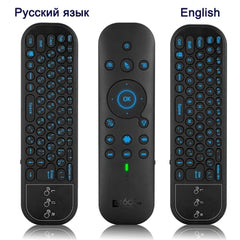 W1 Air Mouse 2.4G Wireless Keyboard Remote Control IR Remote Learning 6-Axis Motion Sense for Smart TV Android TV Box PC