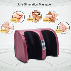 Melt Away Pain & Stress: Hot Compression Foot Massager with Shiatsu & Kneading