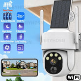2K Solar Panel 5MP WiFi Outdoor Security Camera | Color Night Vision, Motion Detection, 2-Way Talk
