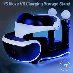 PS4 VR Charger Stand (Headset Dock + 2 Move Controllers): Tangle-Free VR