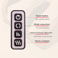 Melt Away Pain & Stress: Hot Compression Foot Massager with Shiatsu & Kneading
