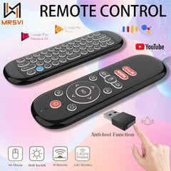 W1 Air Mouse 2.4G Wireless Keyboard Remote Control IR Remote Learning 6-Axis Motion Sense for Smart TV Android TV Box PC