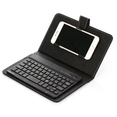 eprolo RD Portable PU Leather Wireless Keyboard Case for iPhone
