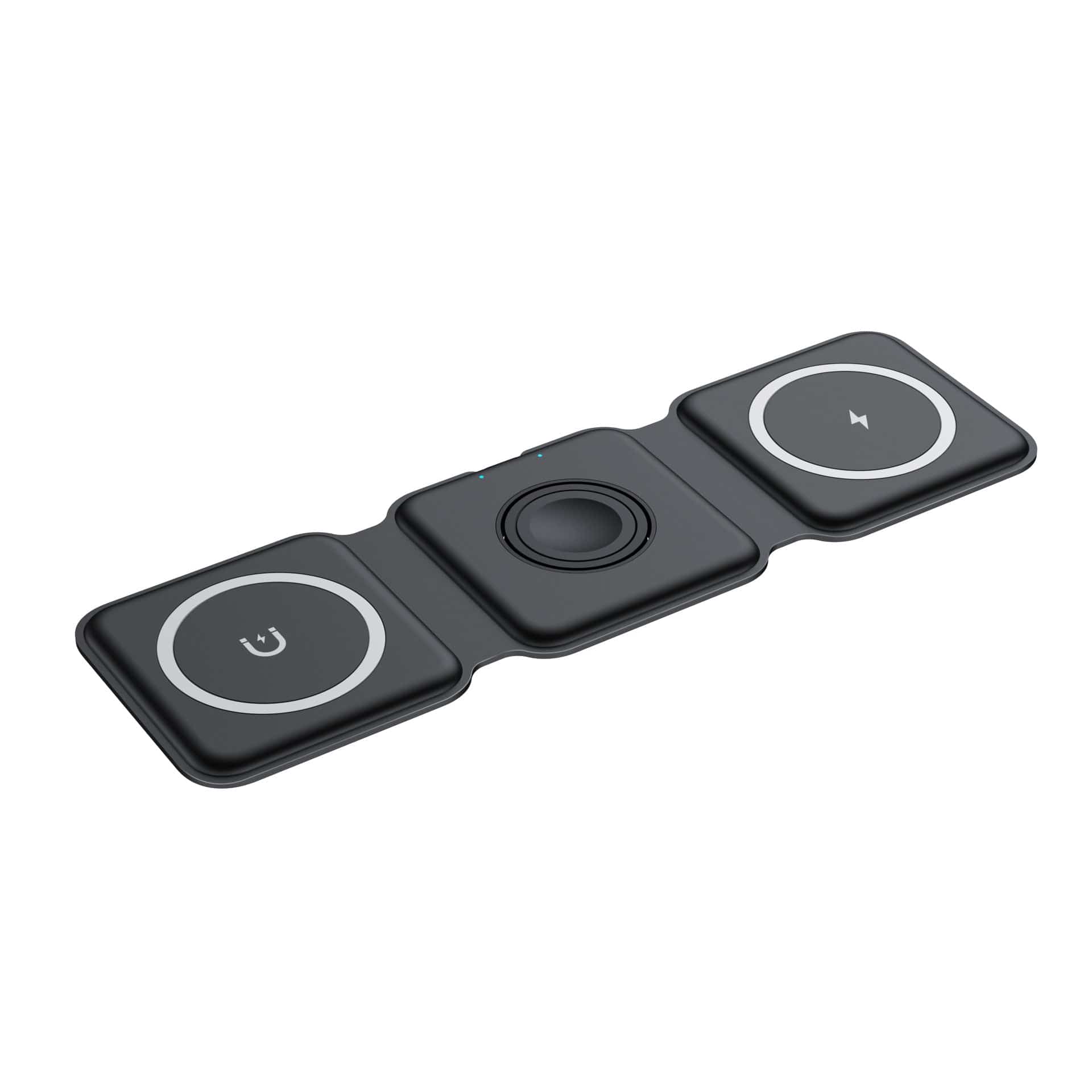 Hypersku Black Quick charging stand for Apple Airpods/ Watch