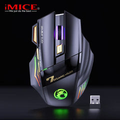 Hypersku IMICE Wireless Mouse, Bluetooth Dual Mode Wireless Mute Mouse