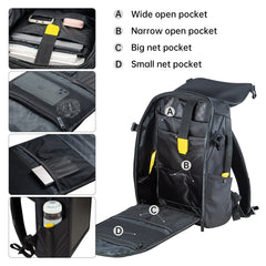 Smart Tech Shopping backpacks Black DIVOOM Pixoo M: Waterproof LED Screen Backpack - Stylish Travel Laptop Bag