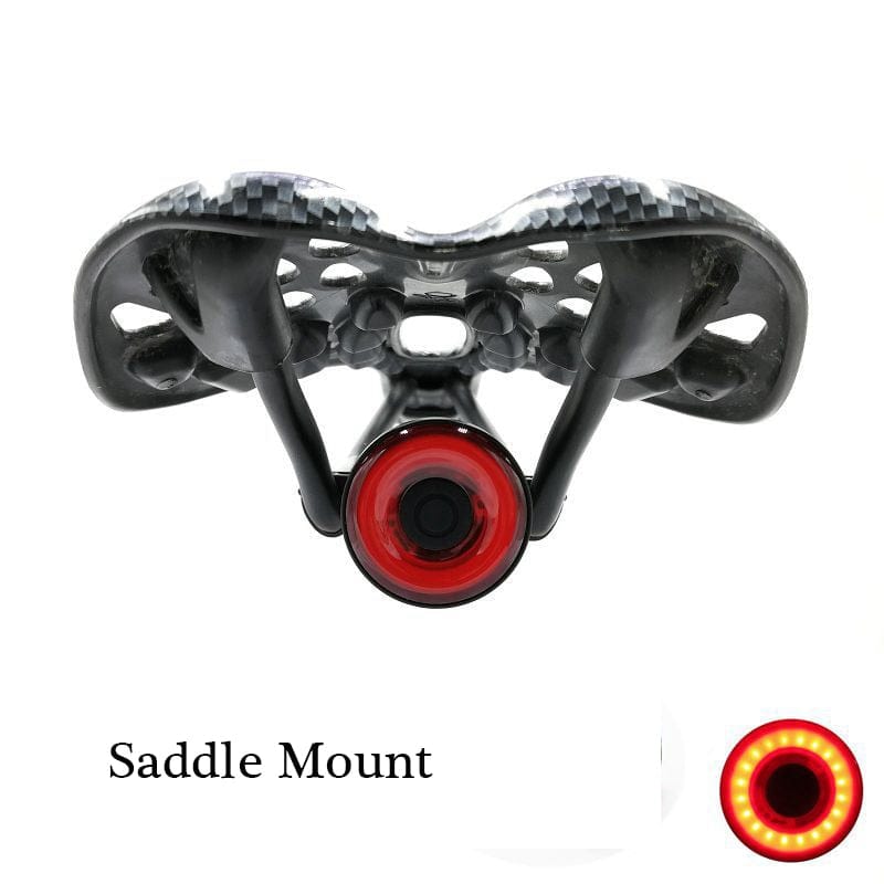 Smart Tech Shopping LED Night Lights Padonow Smart Bike Tail Light, USB Charging Road Rear Light Saddle Seatpost Bicycle Smart Brake Lights Taillights