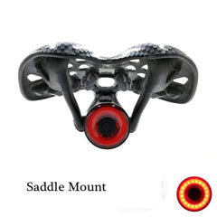 Smart Tech Shopping LED Night Lights Padonow Smart Bike Tail Light, USB Charging Road Rear Light Saddle Seatpost Bicycle Smart Brake Lights Taillights