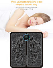 Smart Tech Shopping massage pad Rechargeable Style HEBTIGER Large Foot Massager | 8 Modes 19 Intensity Levels | USB Chargeable with CE, FCC, RoHS, PSE Certification