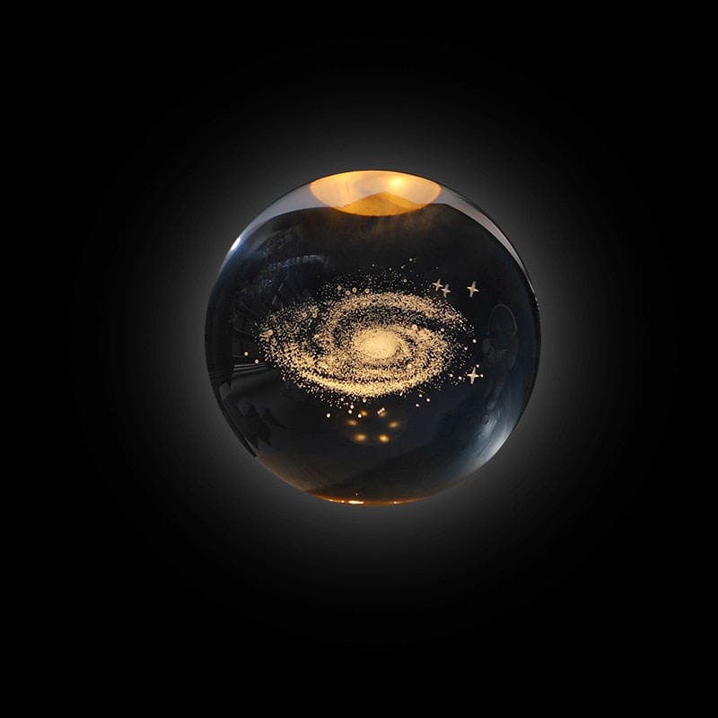 Smart Tech Shopping Night Lights J / Diameter 6cm 3D Laser Engraving Crystal Ball: Stunning Crystal Ball Ornaments