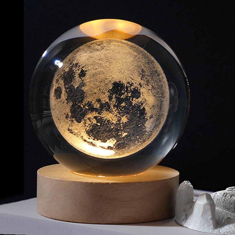 Smart Tech Shopping Night Lights O / Diameter 6cm 3D Laser Engraving Crystal Ball: Stunning Crystal Ball Ornaments
