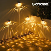 Smart Tech Shopping Night Lights Solar LED Light: Outdoor Waterproof Balcony Gazebo Lights for Home Exterior and Garden Decoration