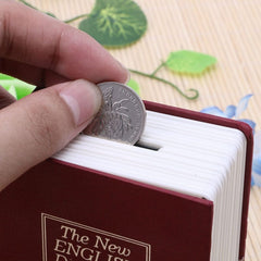 Smart Tech Shopping safety box Mini Dictionary Book Safe: Secret Security Case with Lock for Money and Valuables