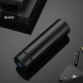 Smart Tech Shopping Smart Thermostat Black Stainless Steel 480ml  Thermoses with Smart LED Temperature Display Vacuum Flasks