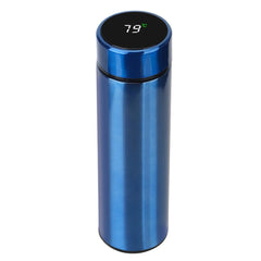 Smart Tech Shopping Smart Thermostat Blue Outdoor Travel Waterproof Picnic Stainless Steel 500ML Smart Insulation Coffee Cup