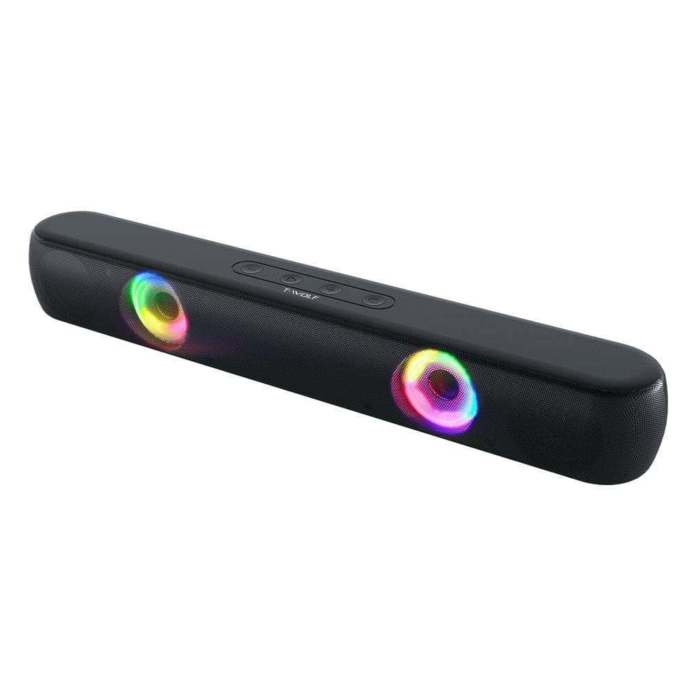 Smart Tech Shopping speakers RGB BassXtreme: HiFi Bluetooth Speaker with 360° Surround Sound and LED Modes