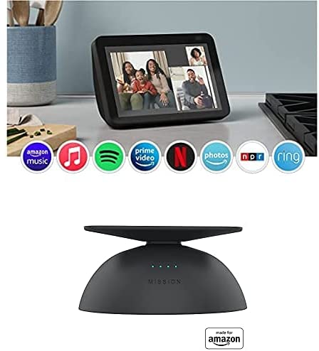 SmartTechShopping Charcoal / with Battery Base Echo Show 8