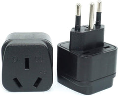 SmartTechShopping charger socket AUtoBrazil * 1 Travel Adapter for Australia/New Zealand with Safety Shutter and Insulated Pins