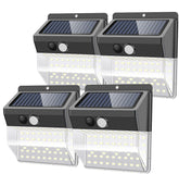 SmartTechShopping garden lights Solar Lights Outdoors, 136 LED/3 Modes Security Motion Sensor Night Lights