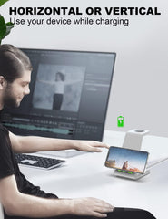 Visit the MGG Store wireless chargers Wireless Charging Station for Apple Products, 3 in 1 Wireless Charging Station