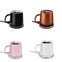 Lomi 2 in 1 Smart Mug Warmer and Qi Wireless Charger to Keep Coffee, Tea or Other Hot Beverages Warm