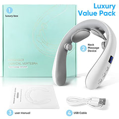Portable Electric Neck Massager with heat for Pain Relief
