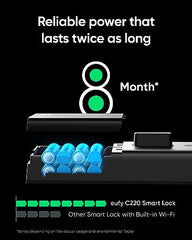 eufy Security Smart Lock C220: Fingerprint Convenience, Wi-Fi Security
