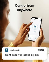 eufy Security Smart Lock C220: Fingerprint Convenience, Wi-Fi Security