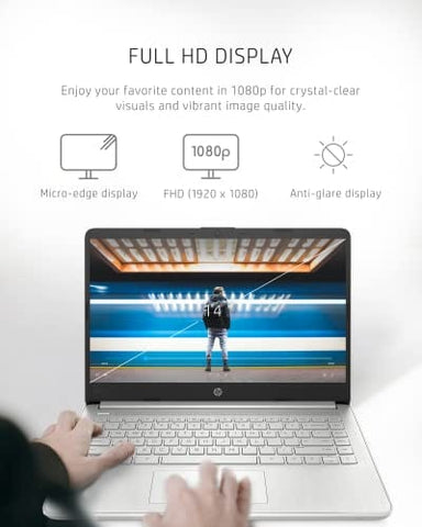 HP 14 Laptop with AMD Ryzen 5 5500U Processor, 8 GB RAM, 256 GB SSD Storage - Smart Tech Shopping