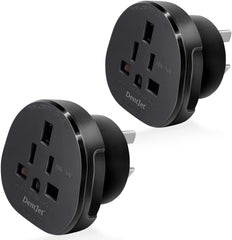 Travel Adapter for Australia/New Zealand with Safety Shutter and Insulated Pins - Smart Tech Shopping