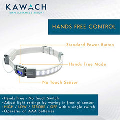 Kawach K-1110 LED Motion Sensor Headlamp - Gray